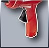 Einhell TC-CG 30 Pistola colla a caldo (tensione 230 - 240 V, potenza 30 W, riscaldamento 300 sec., temperatura max 195°C, diam. Stick 11mm, lungh. Stick 150 mm, incl. 3 ugelli e 3 stick colla) #5
