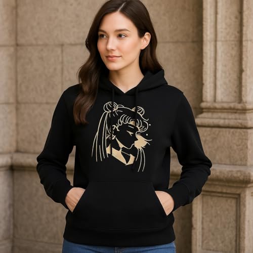 Image of Raves Womens Stylish Printed Hoodie | Trendy Cotton Fleece Hooded Sweatshirt for Women & Girls | Full Sleeve Winter Wear Pullover