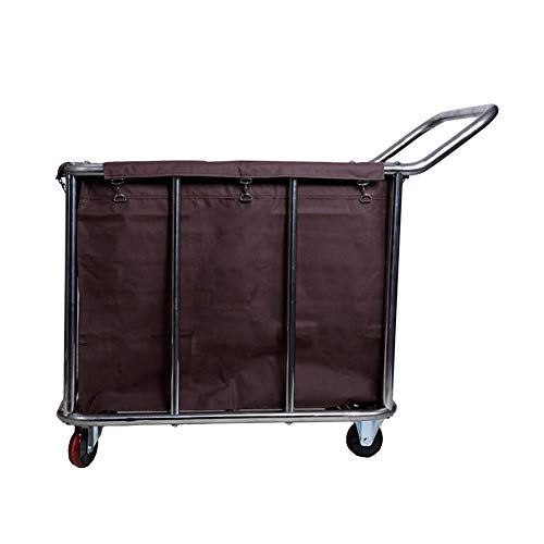 Conteneur à linge ménager sur roulettes pour une buanderie épurée