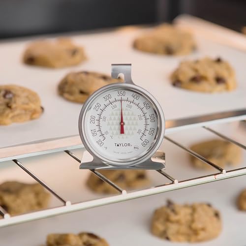 Image of Taylor Large 2.5 Inch Dial Kitchen Cooking Oven Thermometer, Analog