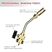 MAPP/MAP/PROPANE Gas Torch,Soldering Torch,Use Brazing，Cooking，Surface heating treatment (Brass Head)
