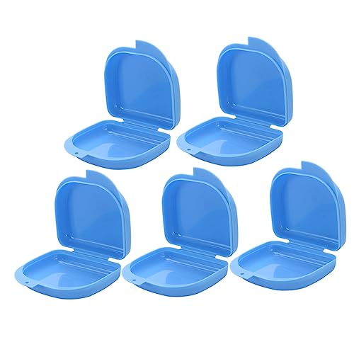 Lurrose 15 Peças Protetor De Plástico Azul Viagem Masculino Dentes Finos Suportes De Armazenamento P