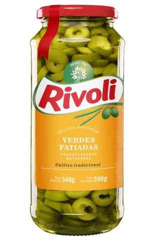 Azeitona Verde em Conserva Fatiada Rivoli Vidro 280g