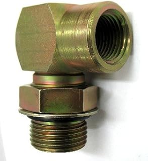 AF C3459-24-24-1-1/2 Male O-Ring Boss (1-7/8'-12 Threads) x 1-1/2 Female Pipe (1.900'-11.5 Threads) 90Â° Elbow