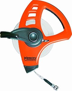 Keson FLT18200 Fiberglas Maßband, 60 m