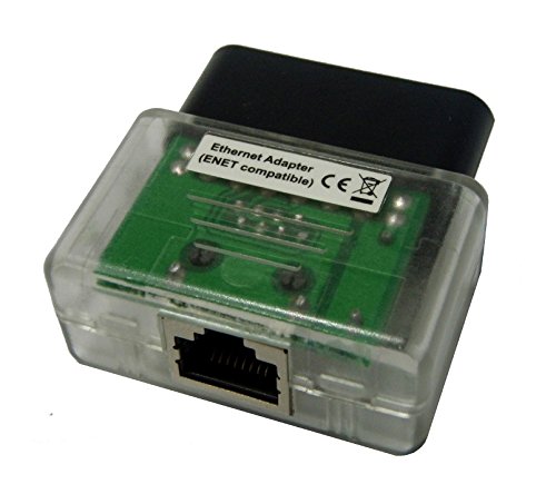 Ethernet to OBD2 Adapter (ENET), All F Series and Late E Series Compatible with INPA/Ediabas