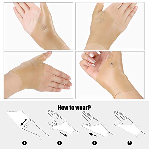 4 pezzi in gel supporto per pollice e polso tutore...