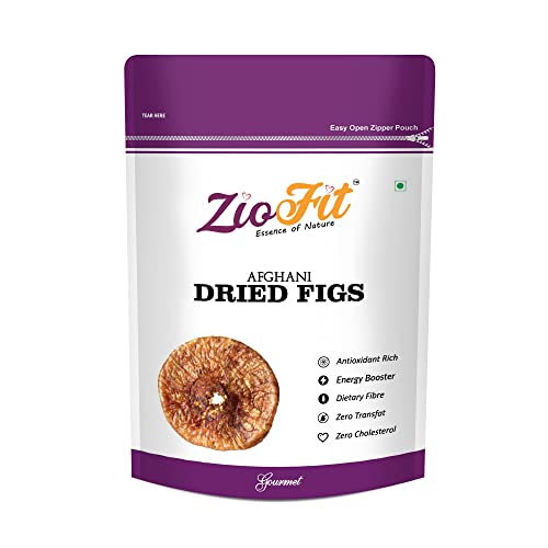 Image of Ziofit Dried Figs, Dry Anjeer for Weight Management, Digestion, Good Health & Rich in Dietary Fiber, 200 g, Pack of 2