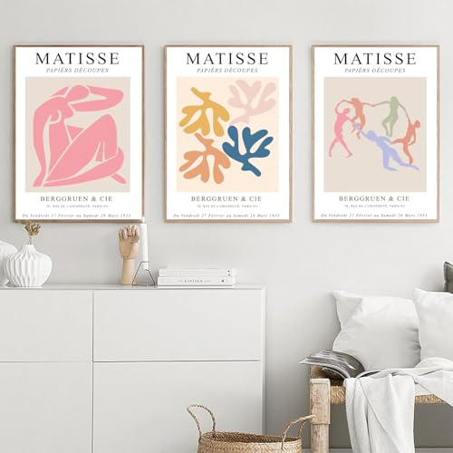 Affiche Henri Matisse peinture murale abstraite pour insuffler sérénité et poésie chez soi