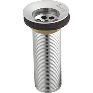 Acetap Brass 32 mm Heavy Duty Full Thread Waste Coupling for Wash Basin, (Chrome) 5" INCH Pack of 2 Piece