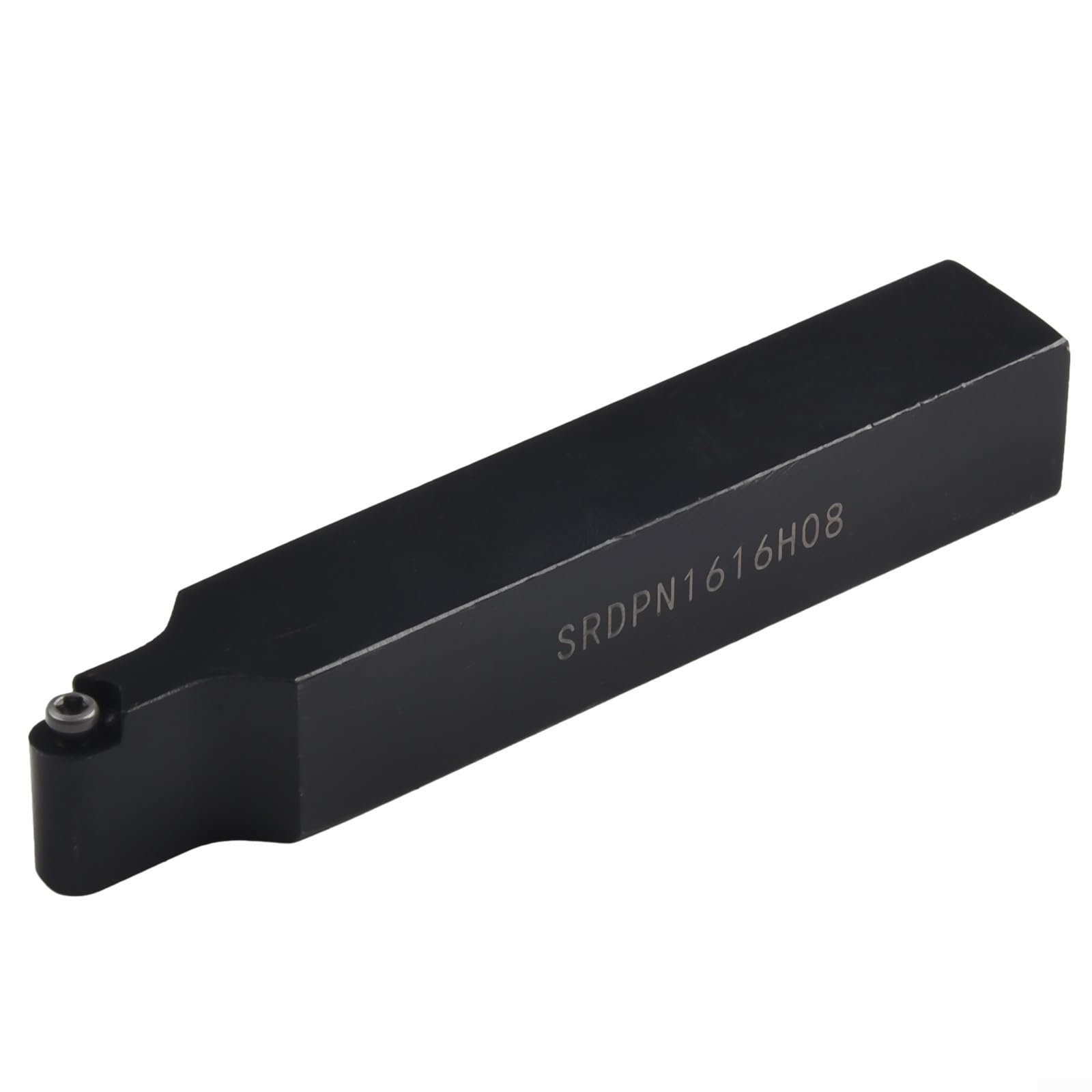 Soporte de herramientas de torneado externo 16x100mm SRDPN1616H08 con 10 insertos RPMT08T2M0E-JS de carburo para acabado