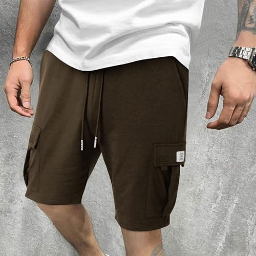 Short cargo largo para hombre con bolsillos X-Large miniatura 2