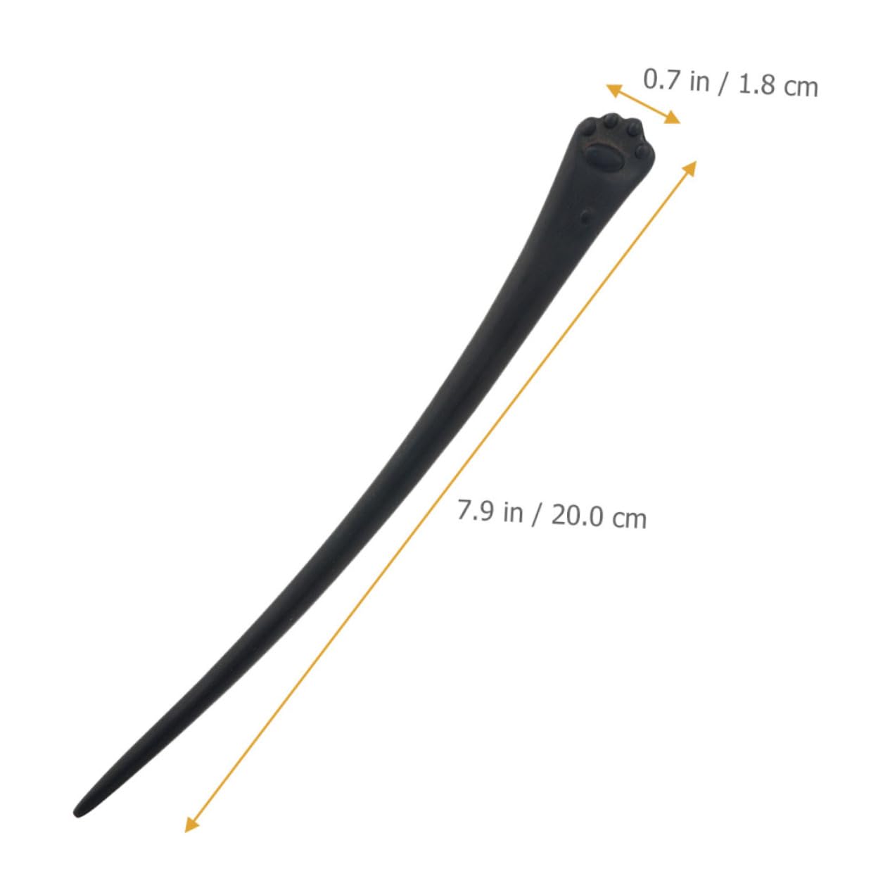 Healeved 3piezas Horquilla De Madera Retro Diseño De Patita De Gato Para Peinados Elegantes y Casual Accesorio De Cabello Para Mujeres y Niñas