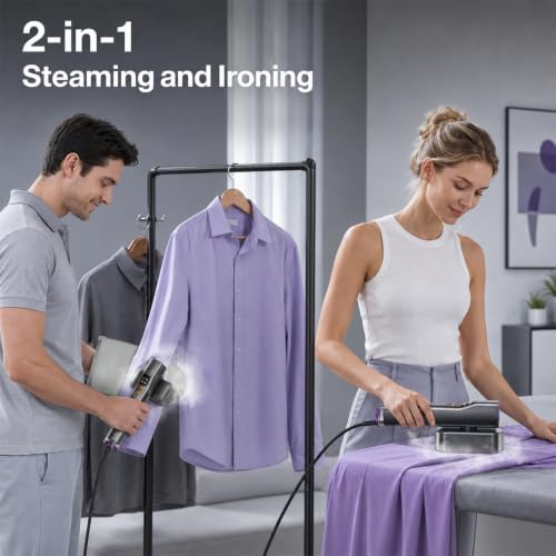 Travel Steamer for Clothes 110 220V Portable Handheld Garment - image 2