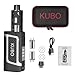 Produktbild E Zigarette Shisha Starter Set 80W Mod Kit mit 0,5 Ohm/ 2,0ml Verdampfer Tank 2000mah Akku Dampfer Vape, Regelbare Watt LED Bildschirm Ohne E Liquid Nikotinfrei KUBO LZ80W  Schwarz