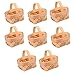 cabilock 8 Piezas Mini Cesta con Asas Muebles de Mimbre Cesta de La Compra de Picnic Cesta de La Boda para Frutas Regalos Juguetes Artesanías