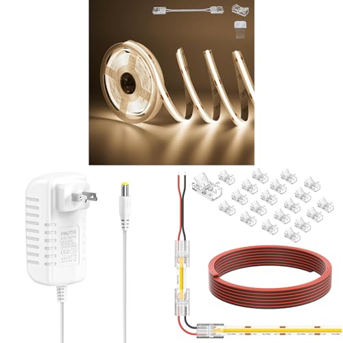 Tira de LED COB 10 m Luz Blanca Natural 4000K miniatura 1