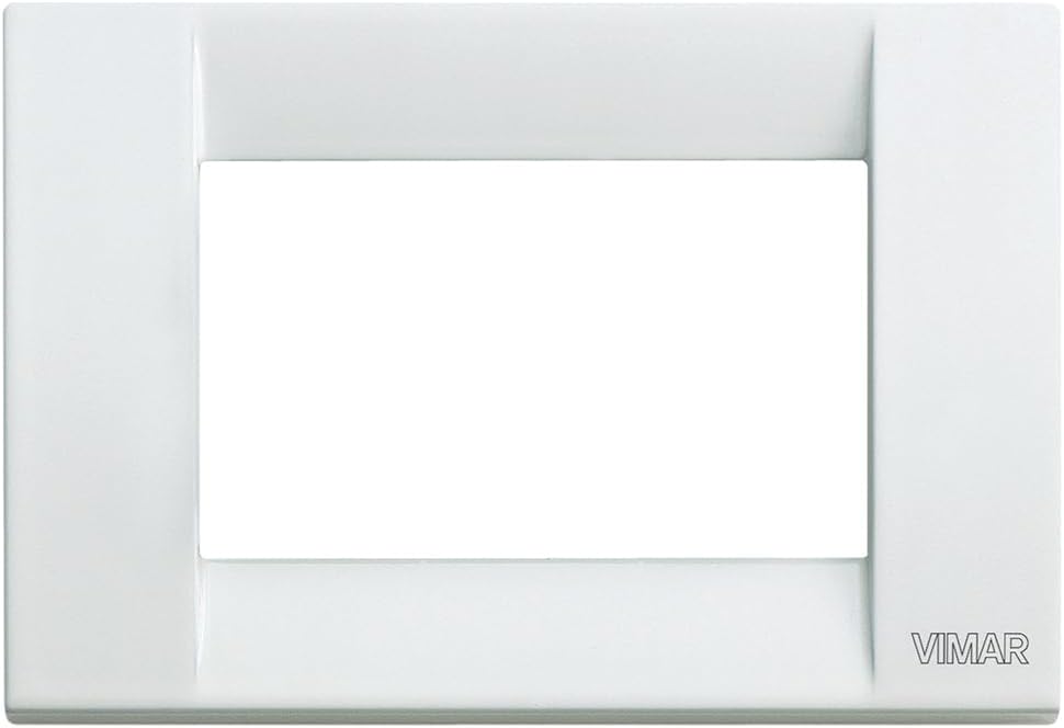 Vimar idea Series - Classic Plate 3 Module Metal White