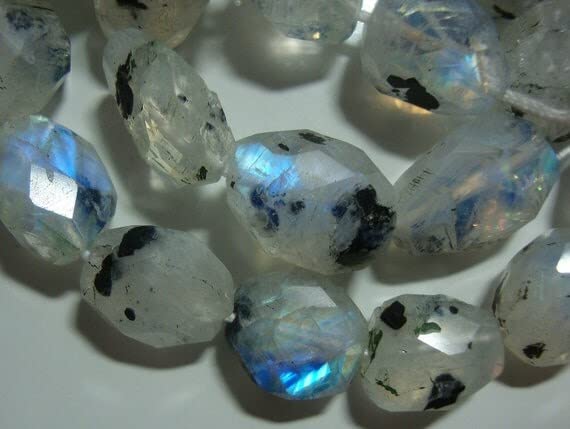 Labradorite bleue et pierre de lune LKBEADS pépites précieuses pour créer un cadeau personnalisé