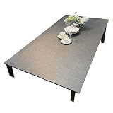 アルファタカバ 座卓テーブル 幅200 座卓 テーブル 幅200cm×奥行90cm×高さ39.7cm ローテーブル 200 リビングテーブル ロックス （クルーズブラック）【2梱包】木製脚