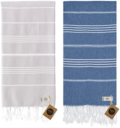 KZY LONDON Beach Towel - Large Turkish Beach Towels for Camping, Swimming, Bath, Gym, Picnic - Quick Dry, Super Absorbent, Lightweight, Compact Cotton Hammam Towels for Adults, Men, Kids (Turquoise)