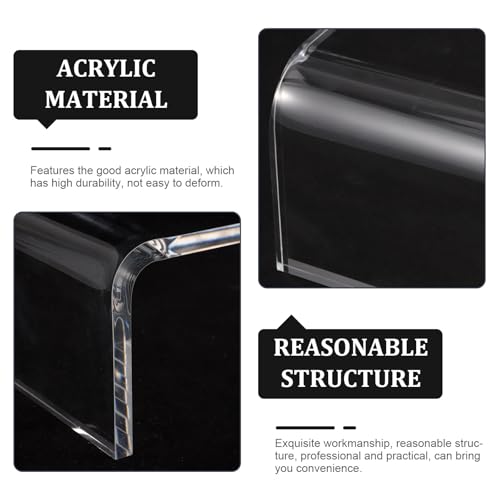 Support surélevé clavier acrylique VALICLUD pour bureau domestique - 3