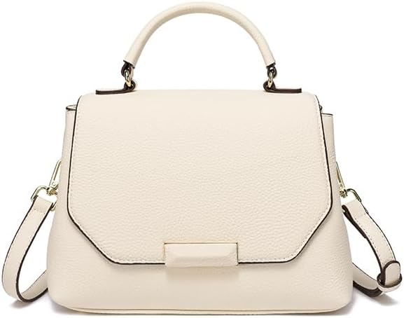 imeetu Purses for Women Leather Crossbody Bags Small Handbag with Flap & Zipper