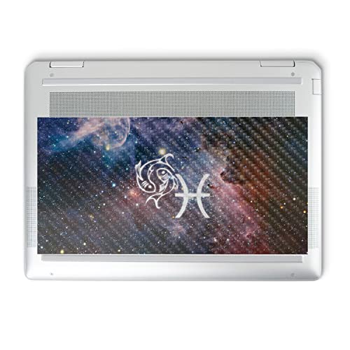 Image of MightySkins Carbon Fiber Skin Compatible with HP Spectre x360 14 inch (2022) Full Wrap Kit - Pisces | Protective, Durable Textured Carbon Fiber Finish | Easy to Apply | Made in The USA