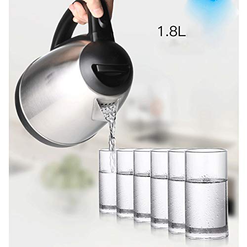 Hervidor eléctrico de acero inoxidable 1.8 litros con apagado automático miniatura 2