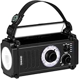 ZHIWHIS 防災ラジオ FM/AM/SW/ワイドFM対応 懐中電灯 手回し充電/ソーラー充電/USB-C充電式/乾電池で使用可能 10000mAh/大型つまみ/SOSアラーム付き 携帯小型 震災 台風 停電緊急対策 防災グッズ 2025新登場ZWS-107
