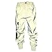 Produktbild Herren Reflektierende Hose Nachtleuchtende Sporthose Elastische Cargohose Flash Reflektierende Baggy Long Pants,Männer Jogginghose mit Reflective für Radler und Jogger