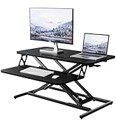 Amazon | ERGOMAKER スタンディングデスク 卓上 幅80CM 高さ調節12.5