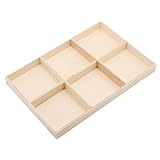 Matériau Naturel: Fabriqué en bois naturel, ce plateau de rangement présente une texture chaleureuse et une robustesse adaptée à une utilisation quotidienne pour le stockage et la présentation de vos bijoux