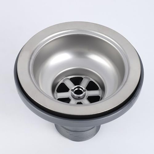 Colador de Drenaje para Fregadero de Acero Inoxidable miniatura 3