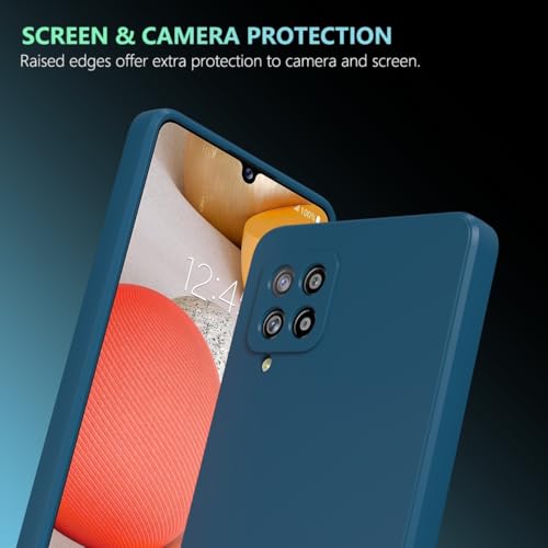 Image of for Samsung Galaxy A42 Case Dark Blue, Scratch Resistant with Soft Touch, Slim Thin Phone Cover for Samsung Galaxy A42