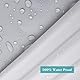 IGINOA Duschvorhang 180x200 Transparent Durchsichtig Weiß Antischimmel Badevorhang Shower Curtains Anti Schimmel Wasserdicht mit ösen Magnet Schimmelresistent Badewanne Vorhang Bathroom Curtain