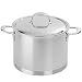 Demeyere Atlantis 8.5 Quart Deep Stockpot with Lid