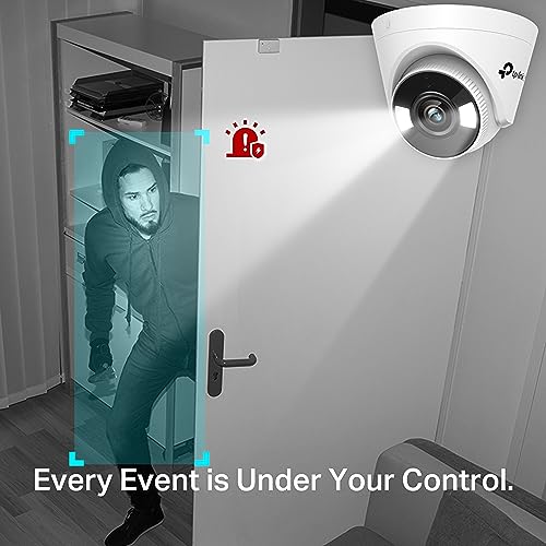 Image of TP-Link VIGI C440 2.8mm Lens Smart Security Camera | 4MP Ultra HD Full-Color Turret Network Camera | Smart Detection | ONVIF | H.265+ | PoE /12V DC CCTV | Remote Monitoring /Pan /Tilt