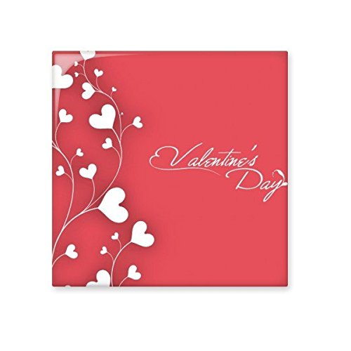Carreaux en bisque de céramique illustration motif coeurs roses blanches artistique