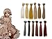 Vranky 12 Color Doll DIY Straight Hair 15cm 100cm for DIY BJD/SD/Bly The/American Girl Doll- for Arts and Crafts, Doll Making, and More