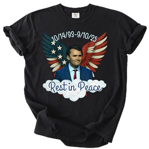 Rest in Peace Charlie Kirk T-Shirt - Support American Values - No One Should Die Political Opinion Comfort Colors Shirt Multi