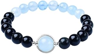 不安解消アイテム ブレスレット 女性用 うつ病 ストレス解消 抗不安 ギフト スピリチュアル ジュエリー ナチュラル ヒーリング クリスタル 落ち着きとバランスを保つ