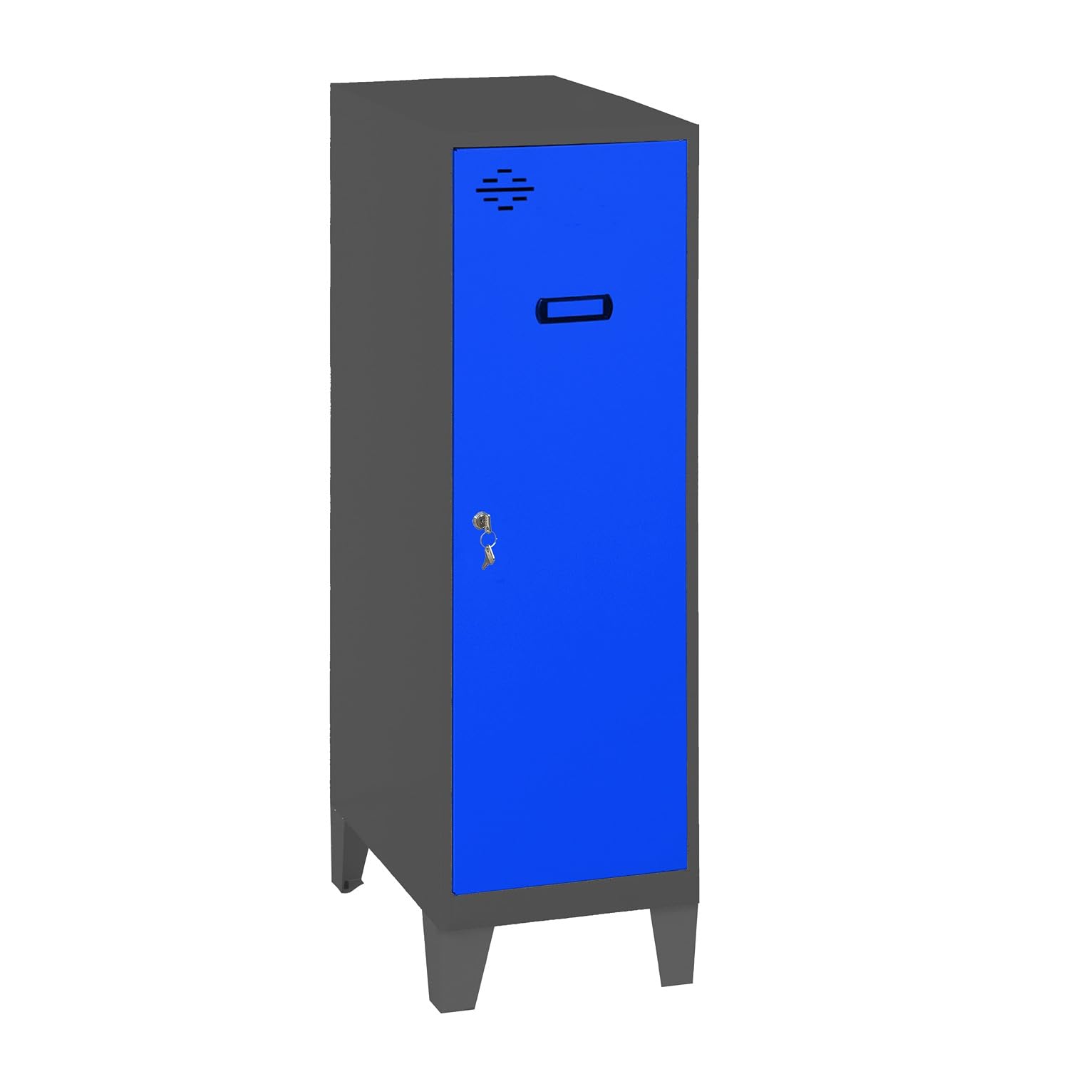 Casier vestiaire metallique Simon Rack 1015x400x500mm anthracite bleu