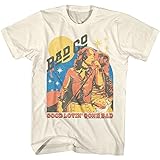American Classics Bad Company Classic Rock Good Lovin Gone Bad Adult Short Sleeve Cool Graphic T-Shirt - Beige - X-Large