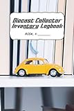  Diecast Collector Inventory Logbook: Detail & track your collection of diecast vehicles