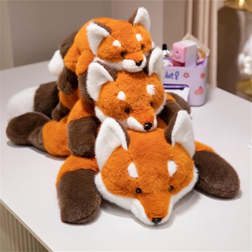 champracer Fuchs Plüschtier Kissen, Plüsch-Kuscheltier für Kinder, superweich, 45 cm, Fuchs Stofftier, Geburtstagsgeschenk