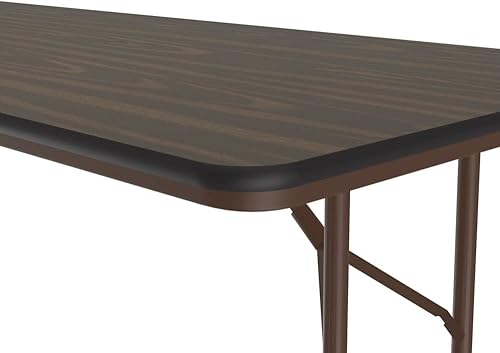 Miniatura 33 de Correll - Mesa plegable de altura ajustable y resistente, parte superior laminada de alta presión, fabricada en Estados Unidos, delantal de acero