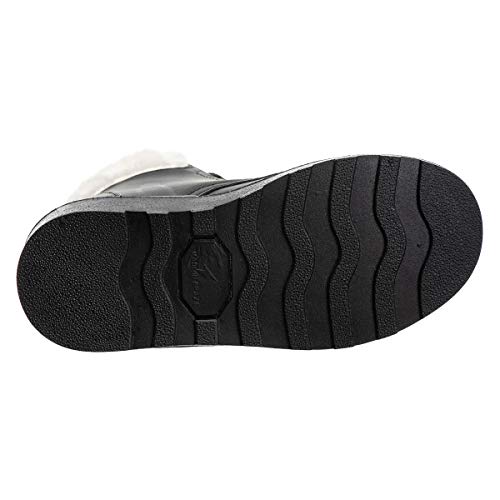 Tênis Botinha Infantil Feminino Pelúcia - AS245 Cor:Preto;Tamanho:35