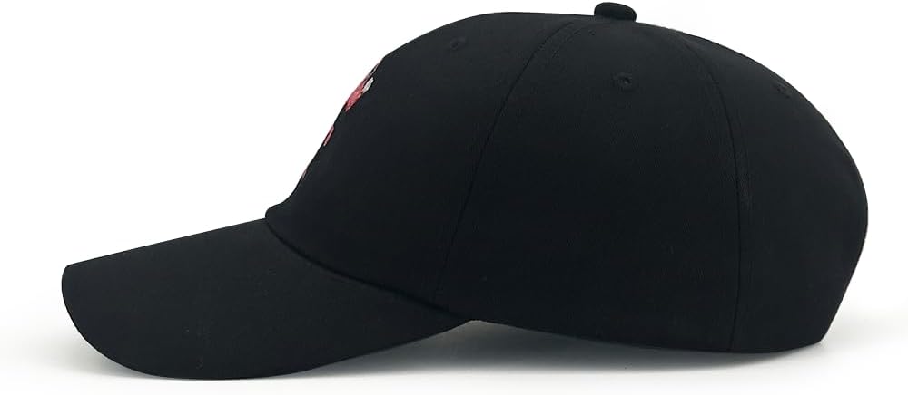 Funny Flamingo Hats Gardening hat Pigment Black Sun hat Men Gifts for Mom Sun Hats Embroidery Funny Baseball Cap - Image 3