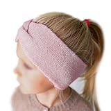 Papierdrachen Kinder Haarband aus Strick - rosa – Bequem & Stilvoll mit Knoten – Perfektes Accessoire für Jungen und Mädchen